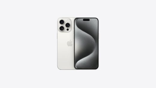 APPLE IPHONE 15 PRO MAX 256GB WHITE TITANIUM DUAL E-SIM - Image 1