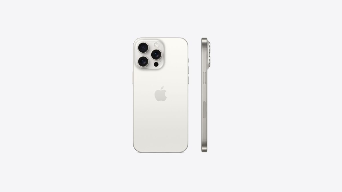APPLE IPHONE 15 PRO MAX 256GB WHITE TITANIUM DUAL E-SIM - Image 2