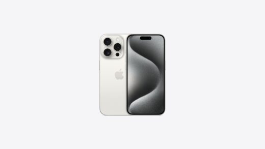 APPLE IPHONE 15 PRO 128GB WHITE TITANIUM DUAL E-SIM - Image 1
