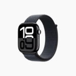 APPLE WATCH S10 GPS, 46MM JET BLACK ALUMINUM CASE WITH INK SPORT LOOP