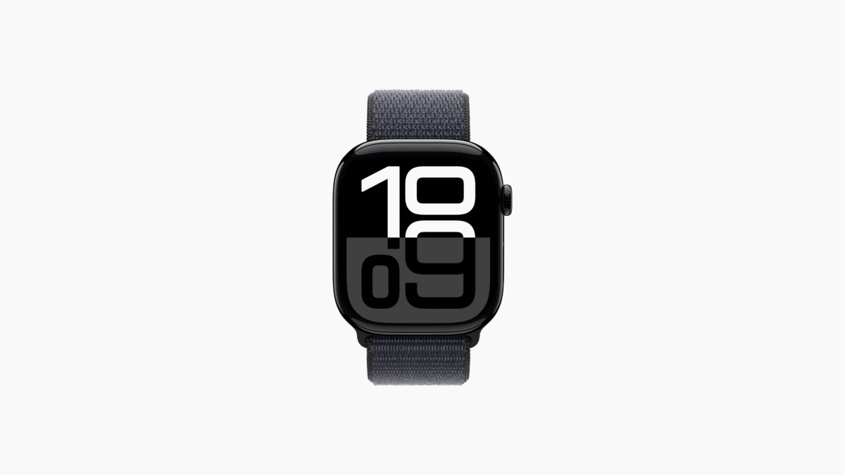 APPLE WATCH S10 GPS, 46MM JET BLACK ALUMINUM CASE WITH INK SPORT LOOP - Image 2